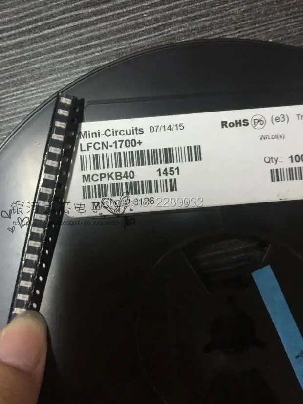 ¡Envío gratis! Nuevo y Original, 5 unids/paquete, LFCN-1700 + LFCN-1700, LFCN1700, filtro de paso bajo, CC a 1700 MHz
