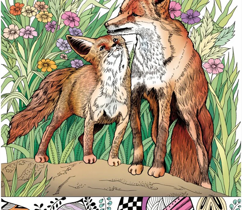 2020 Secret Forest Coloring Books For Adult Children Girls antistress Art Drawing Painting Secret Garden colouring book Libros