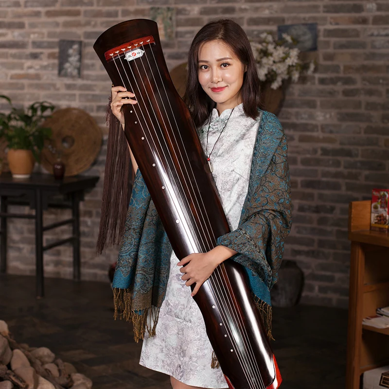 High Quality Guqin Fuxi-type Old Paulownia 7 Strings Guqin Master Recommended For Beginners Professional Practice Chinese Zither