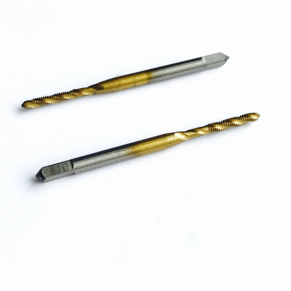 On Sale of 2PCS M2-M6 HSS6542 Made Full CNC Grinded Machine Spiral Flute Taps Screw Taps for Special SS Workpieces