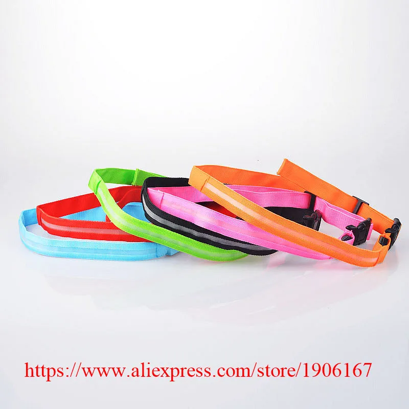 New Design Led Colorful Belt Stage Wear Event Party Supplies Led Party Belt Led Bicycle Jogger Runway Girdle Gift