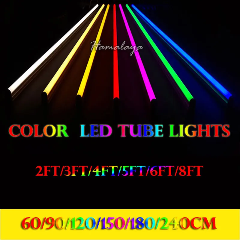 

Toika 30pcs/lot 4ft 1.2m 20w led T8 led tube bulb light lamp red/green/blue 4ft 1200mm Top quality SMD 2835 AC85-265v LED