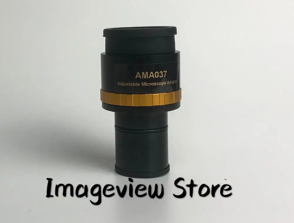 

AMA037 0.37X Manually focusable microscope eyepiece reduction lens adapter 23.2mm tube to C-mout camera adaptor