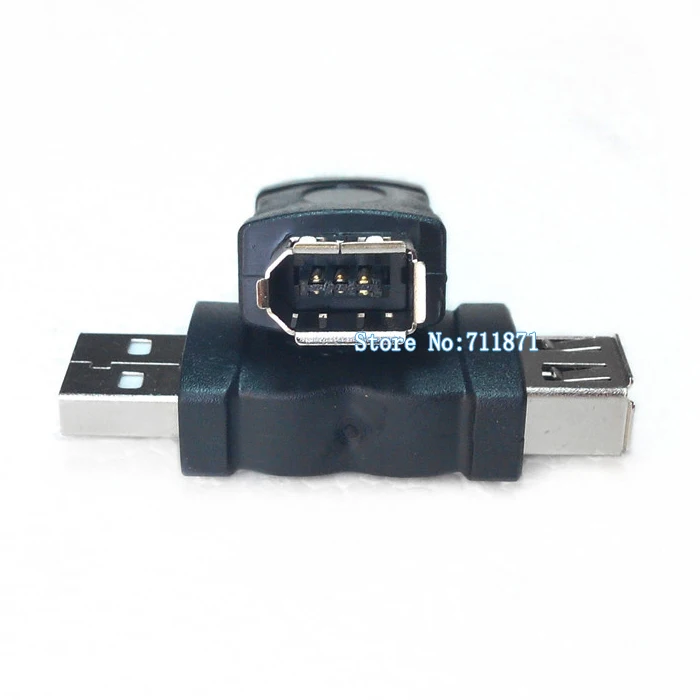 USB2.0 to 1394 6P Adapter USB Male 1394 6 Pins Female Connector Usb2.0 Male to Firewire IEEE 1394A 6P Female