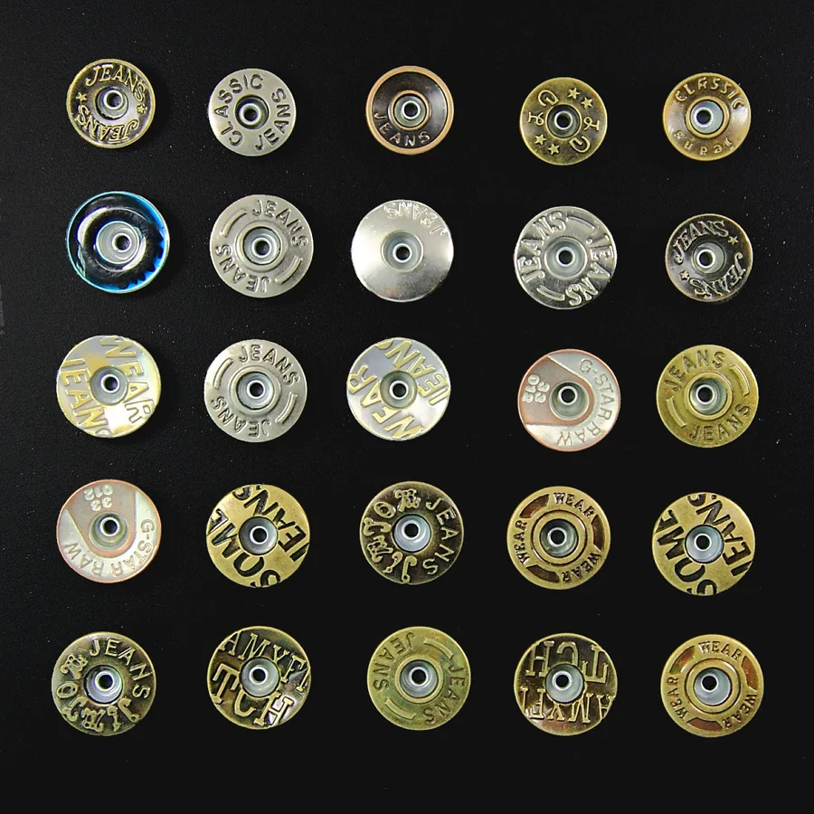 50 Sets Jeans Button Men and Women Metal buckle Clothing Accessories Buy Button Rivet Send Installation Tools