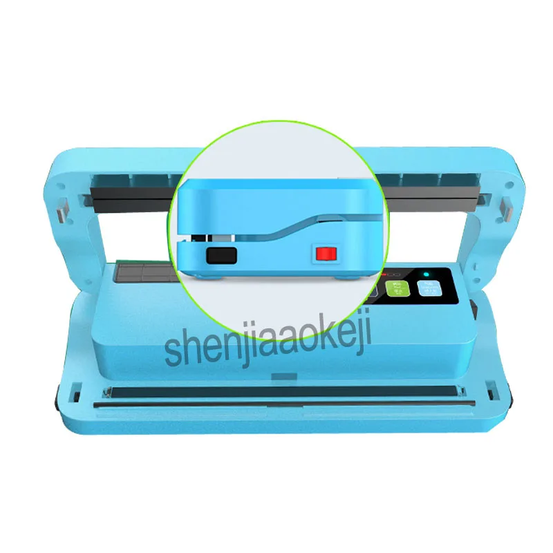 Máquina de sellado al vacío para el hogar, sellador multifunción de 220v y 220w, uso dual en seco y húmedo, comercial, 1 unidad