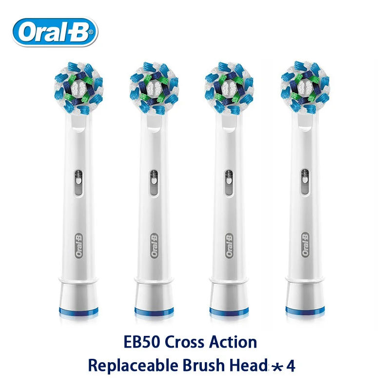 Original Oral-B Zahnbürstenkopf, austauschbare Bürstenköpfe für Oral B-Düsen, Rotationstyp, Ersatzköpfe für elektrische Zahnbürsten