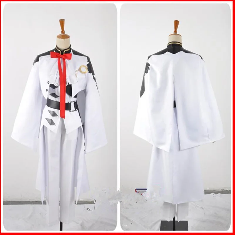 SBluuCosplay  Ferid Bathory Cosplay Costumes with Ears Uniform Outfit Anime Costume