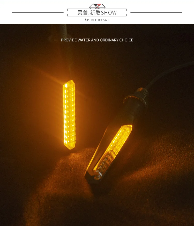 Motorcycle light accessories CB190 high brightness LED turn signal motorbike 150NK 12V warning light flow indicator spirit beast