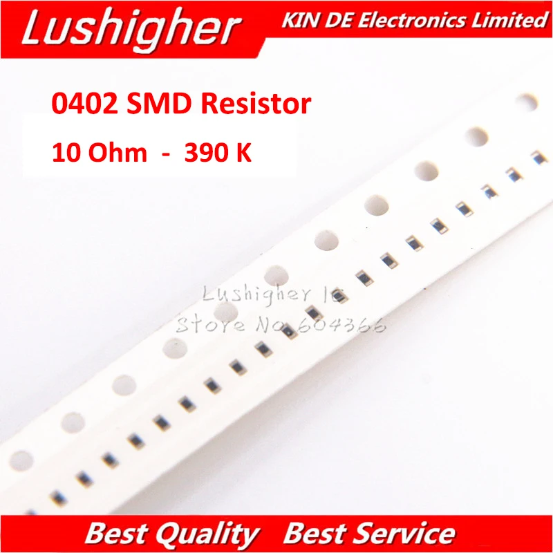 

100PCS 0402 SMD Resistor 1% 10Kohm 10K Ohm 103 1002 4.7K 472 2.2K 222 1K 102 200R 49.9R 2K 202 100R 101 300K 12K 11K 390R 51R