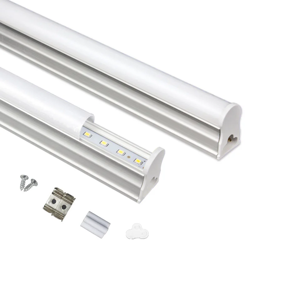 T5 świetlówka led 30CM 60CM 220V ~ 240V świetlówka led żarówki led rury t5 6W 10W ciepłe białe światło lampora ampułki pcv z tworzywa sztucznego 2835