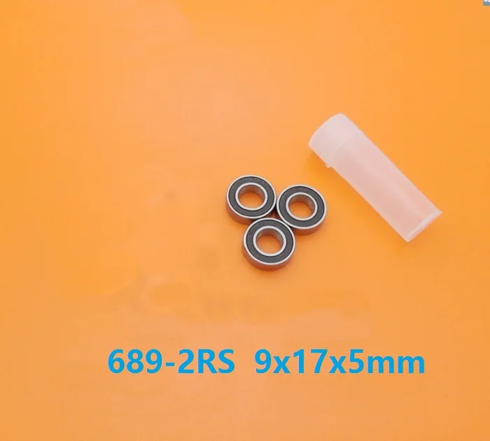 

500pcs/lot 689RS 689-2RS 689 RS 2RS ball bearing 9x17x5 mm deep groove ball bearings Miniature Mini bearing 9*17*5