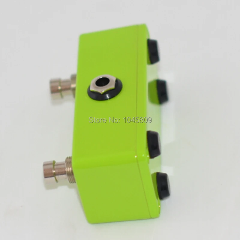 NEW Momentary Soft Touch Push Button Stomp Foot Pedal Switch DUAL 2 CHANNEL Green FOOTSWITCH AMPLIFIER