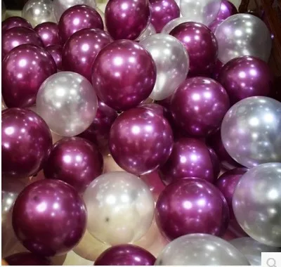 10pcs 12Inch Pearl Wine Red Grape Purple Latex Balloons Burgundy Wedding Birthday Party Wedding Decor Inflatable Globos Balls