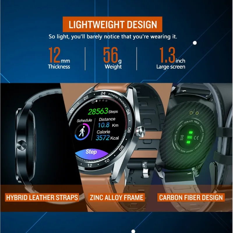 Color Touch Smart Wristband app Watch Heart Rate Blood Pressure Female health Count Down Waterproof Men Business Smartwatch Band