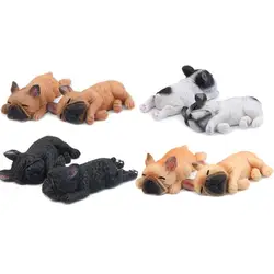 Cute Sleeping Dog 3D French Bulldog Magnet Refrigerator Whiteboard Dog Fridge Magnets for Office Home Decoration