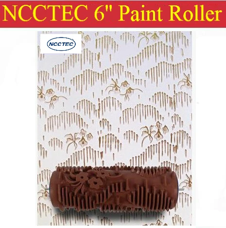 

6'' NCCTEC soft rubber decorator roller FREE shipping | 150mm wall paint roller tools