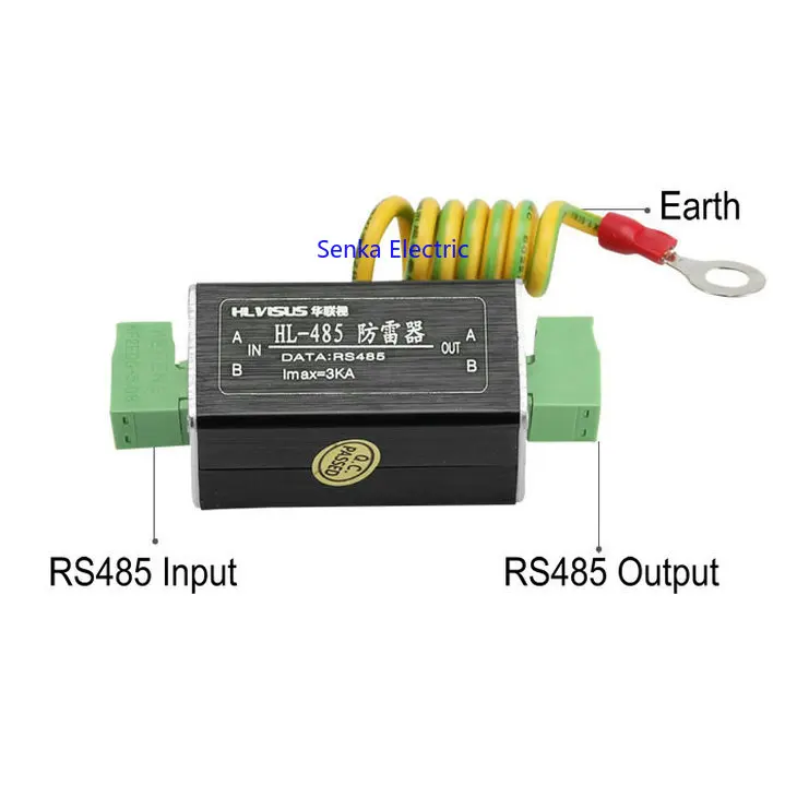 واقي من الصواعق التناظرية للتلفزيون ، RS485 5V 1.5 ~ 3.0KA ، الجهد المنخفض DC ، مانع الصواعق