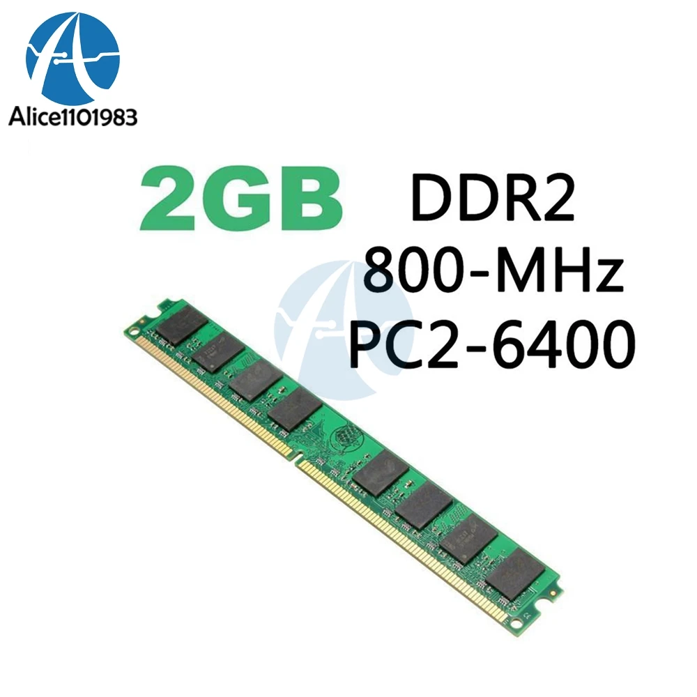 2GB 800MHZ 240Pin AMD Memory RAM DIMM PC2-6400 For 800D2N6/2G AMD CPU Motherboard Desktop Computer