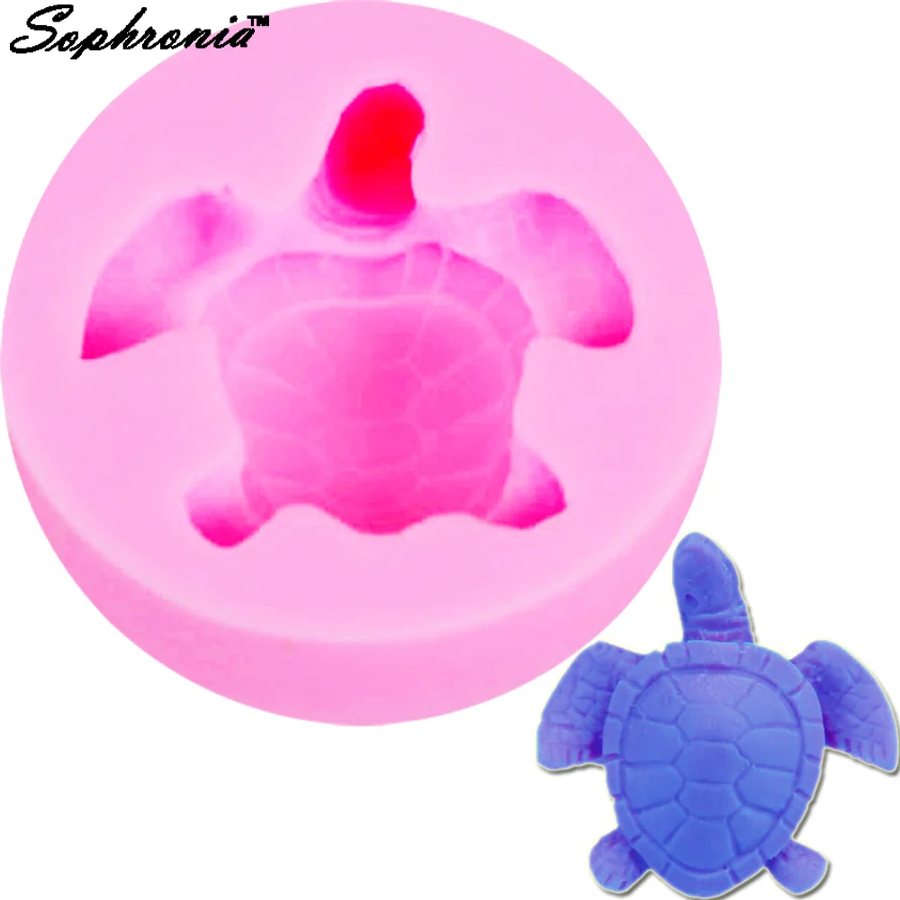 

Sophronia Sea Turtle Candle Moulds Soap Mold Kitchen-Baking Resin Silicone Form Home Decoration 3D DIY Clay Craft Wax-MakingM132