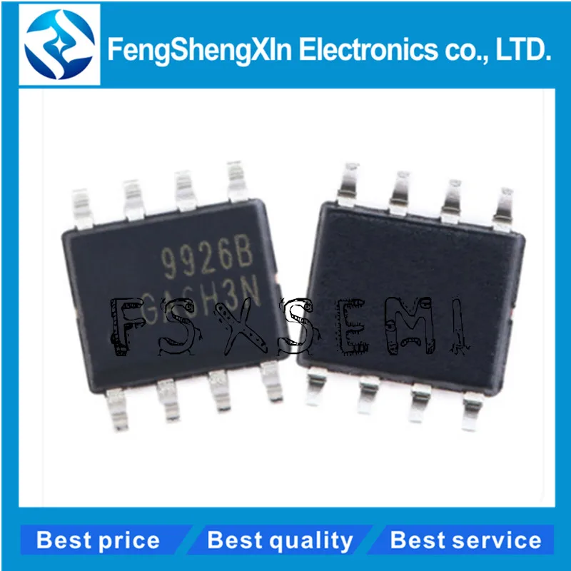 10pcs/lot  AO9926B 9926B Dual N-Channel MOSFET IC SOP-8