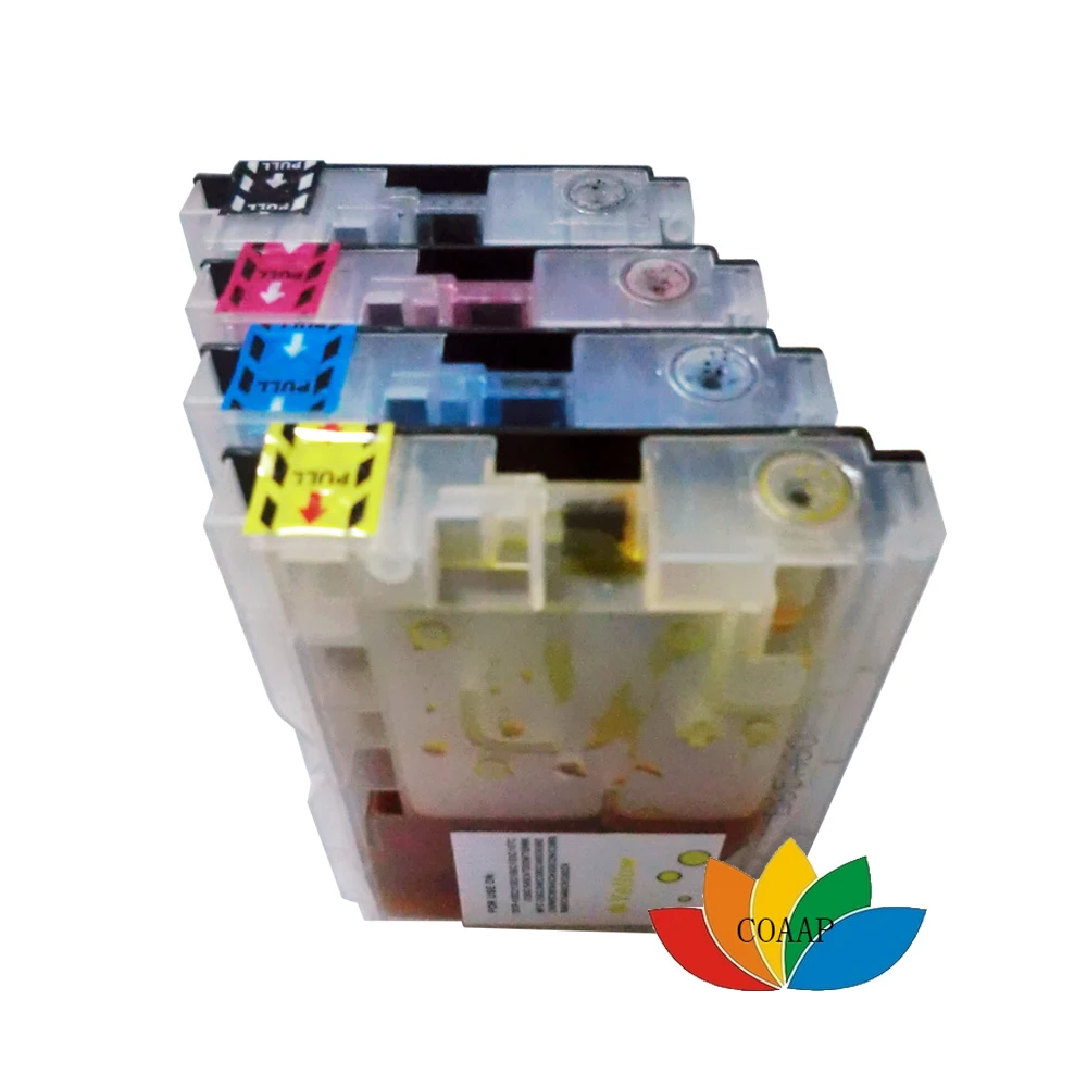 4PK LC51 LC37 LC57 LC1000 LC970 LC960 compatible ink cartridge for Brother DCP-130C DCP-560CN MFC-235C FAX-1355 printer