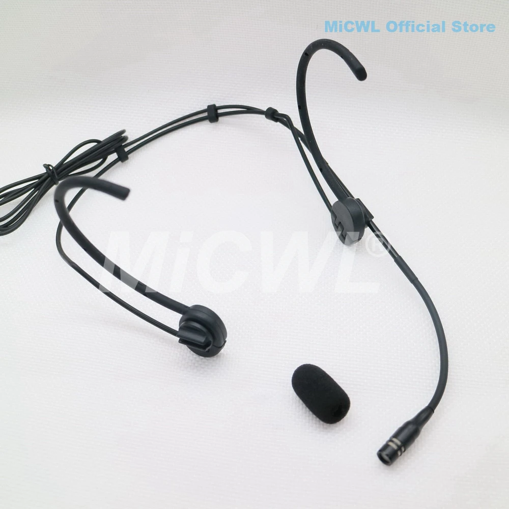 ميكروفون سماعة الرأس القلب لـ AKG Samson HC81 ميكروفون قابل للطي لتسجيل الغناء المسرحي مايك MiCWL
