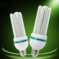 E 27 3W 5W 7W 9W12W 18W 24W 32W 45W LED Energy Saving Lamp U-Shaped Led Corn Lamp Constant Current voltage AC 160-265 V