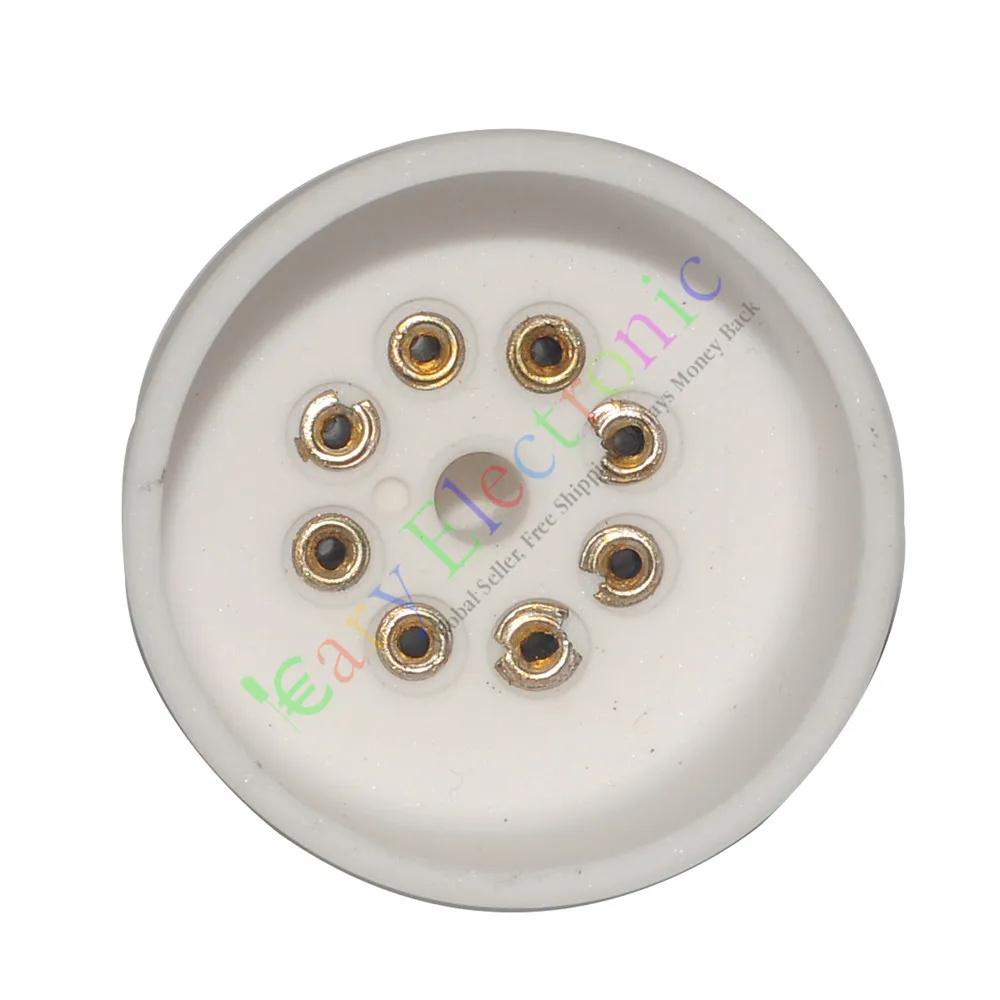 Оптовая и розничная продажа, 2 шт., 8 контактов, серебряные, медные, бакелитовые розетки для трубок, основание клапана для аудиоусилителей KT88, сделай сам, бесплатная доставка