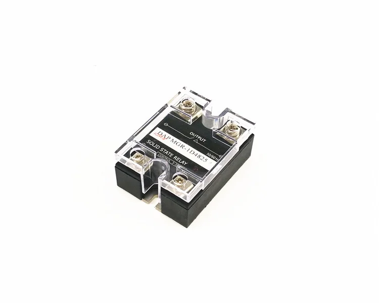 2pcs/lot  Single-phase solid state relays 25A DC control AC zero-crossing normally open MGR-1D4825 single-phase AC