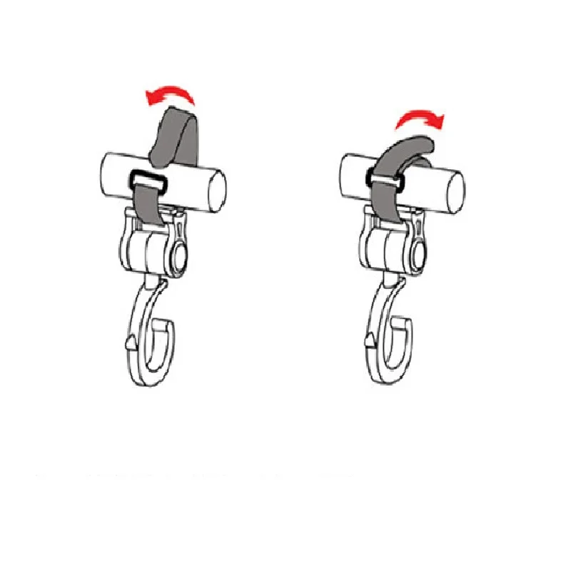 2pcs/Lot Baby Stroller Hook Bag Handle Grab Prams Car Accessories Hooks Rotate 360 Bugaboo Stroller Hange Hook Multifunction