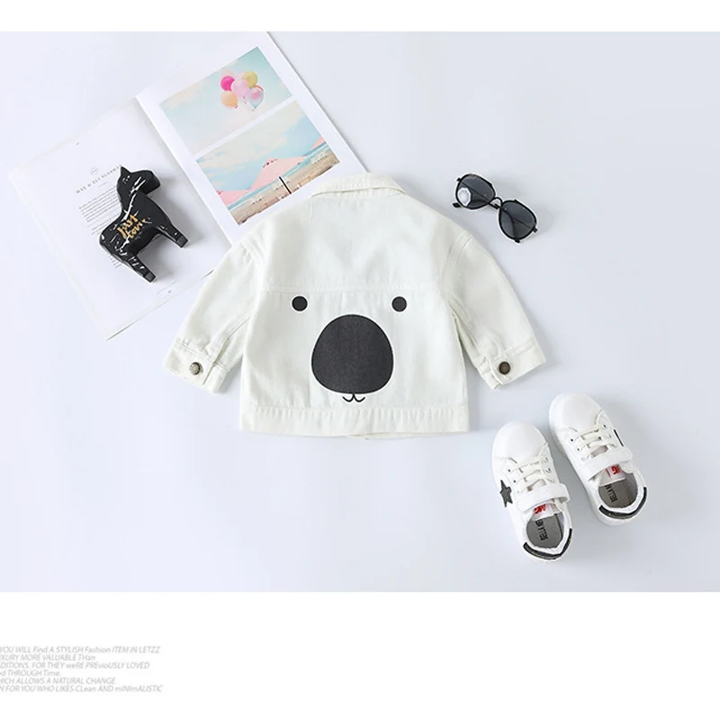 2019 New Arrival Baby Girls Boy Denim Jacket Casual Long Sleeve Jeans Jacket Fashion Outerwear Baby Clothes LZ104