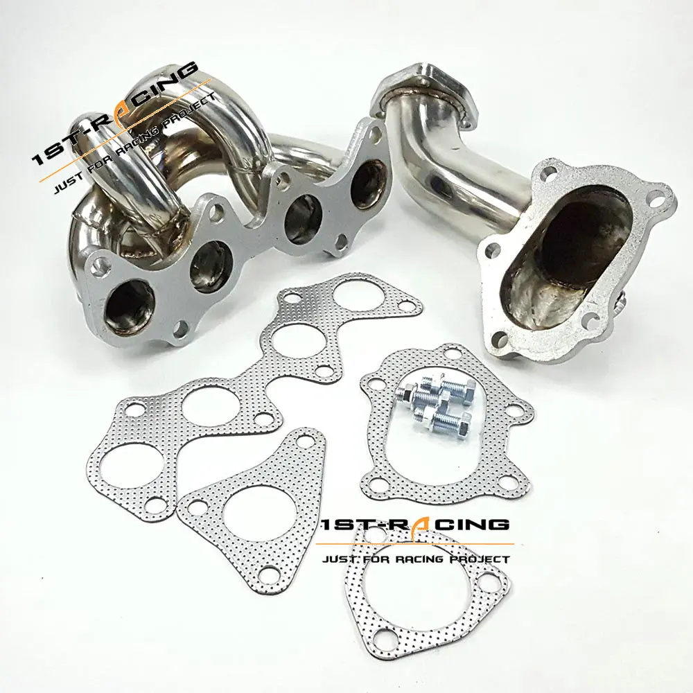 Turbo Manifold Header TD04 Flange +downpipe  for 96-99 Starlet  EP82 EP91 4E-FTE NEW