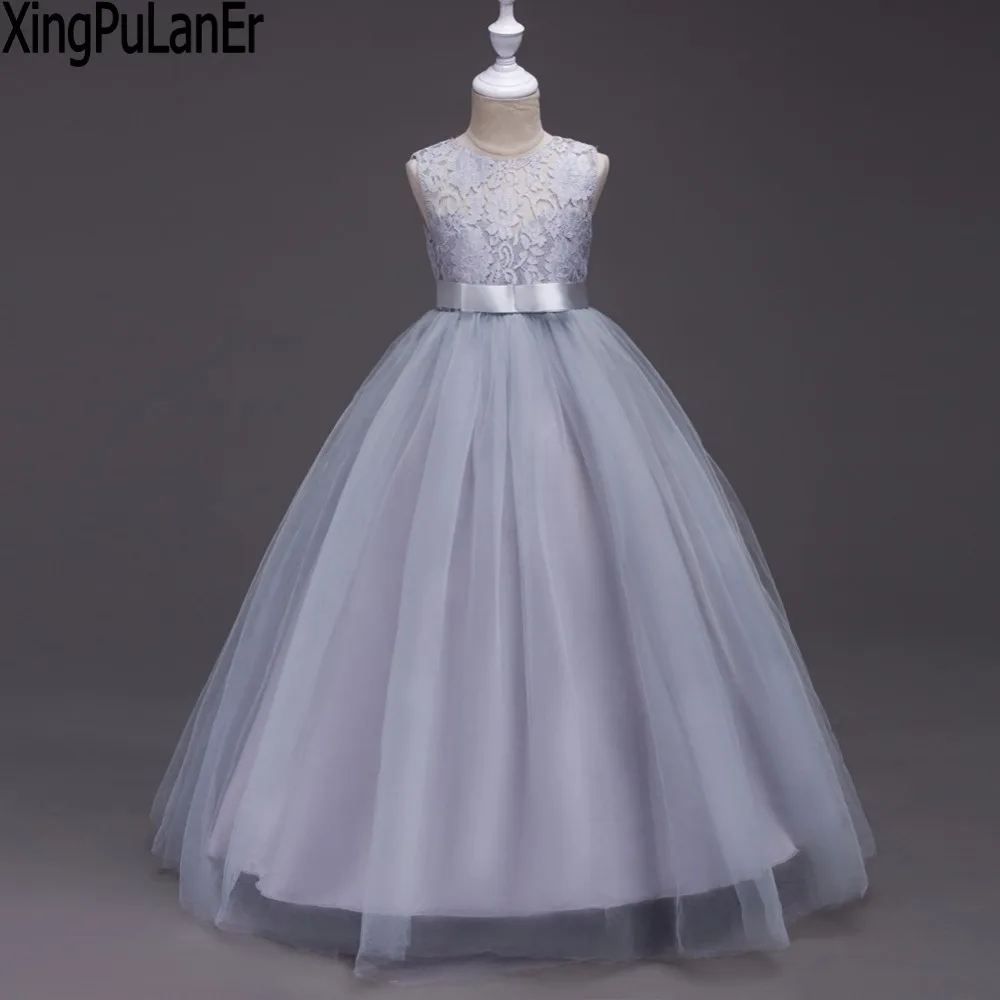 XingPuLanEr-vestidos de flores para niña, princesa para bodas, bordado de mariposas, vestido para niña, vestido infantil