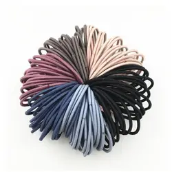 20 Pcs/Lot Black Coffee Ponytail Holders Rubber Bands Women Girl Hair Ties Gum Headband Elastic Hair Band For Hair Accessories