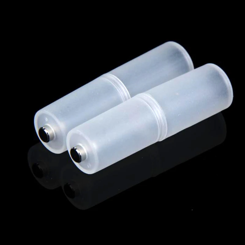 5 pcs/lot AAA to AA Size Cell Battery Converter Adapter Adaptor Batteries Holder Plastic Case Switcher Wholesale