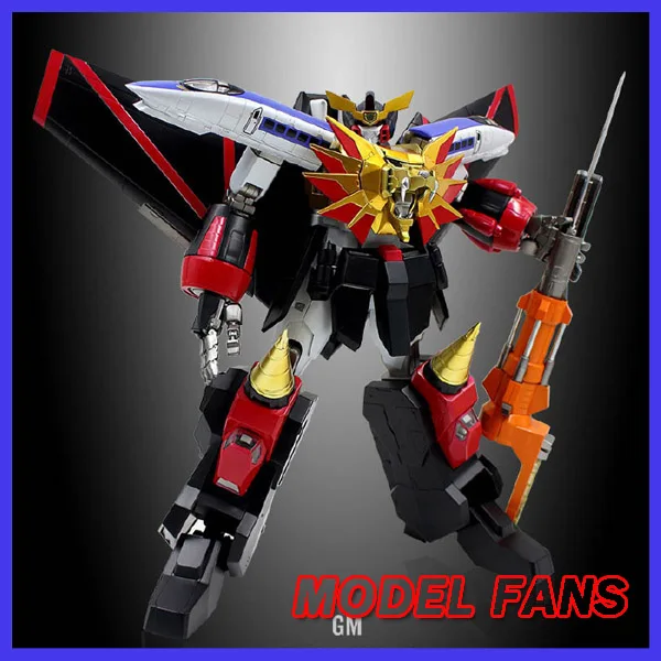 

MODEL FANS INSTOCK GM 28cm The King of Braves GaoGaiGar Assembly contain light action figure robot toy