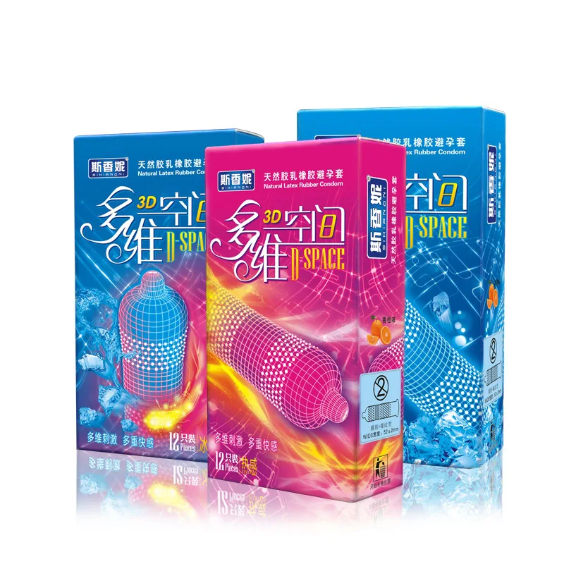 G-Spot Spikes Condoms 48 pcs Delay Ejaculation Condoms For Men Penis Sleeve with Dots Safe Contraception Sex Tools