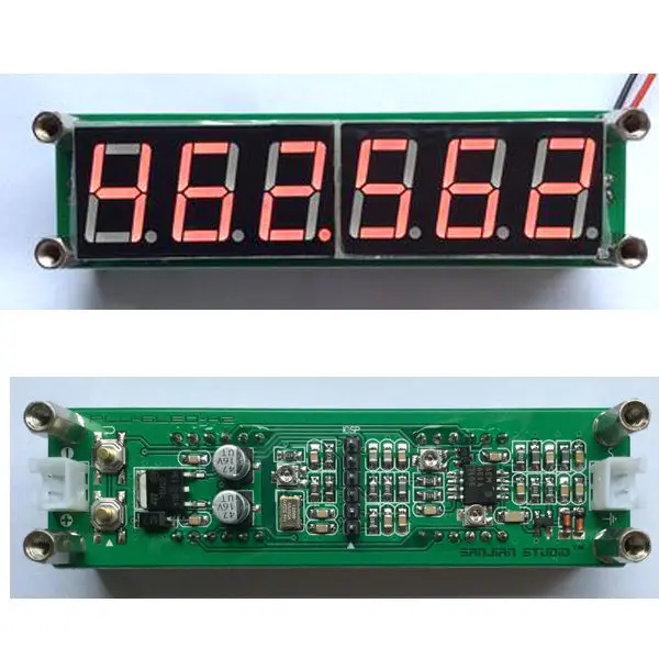 PLJ-6LED-H 1MHz to 1000MHz RF Frequency Counter Cymometer meter measurement LED Digital Display FOR Ham Radio amplifier