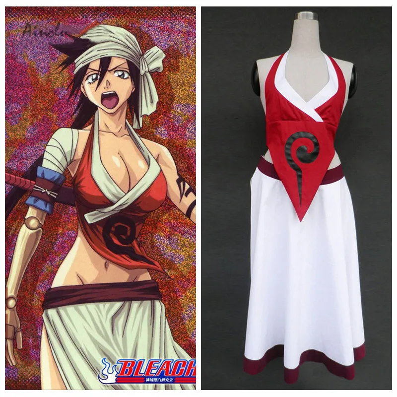 

Ainclu Free Shipping Sexy Bleach Shiba Adult Kukaku Cosplay Costume Tailor-made/Customize for adults and kids