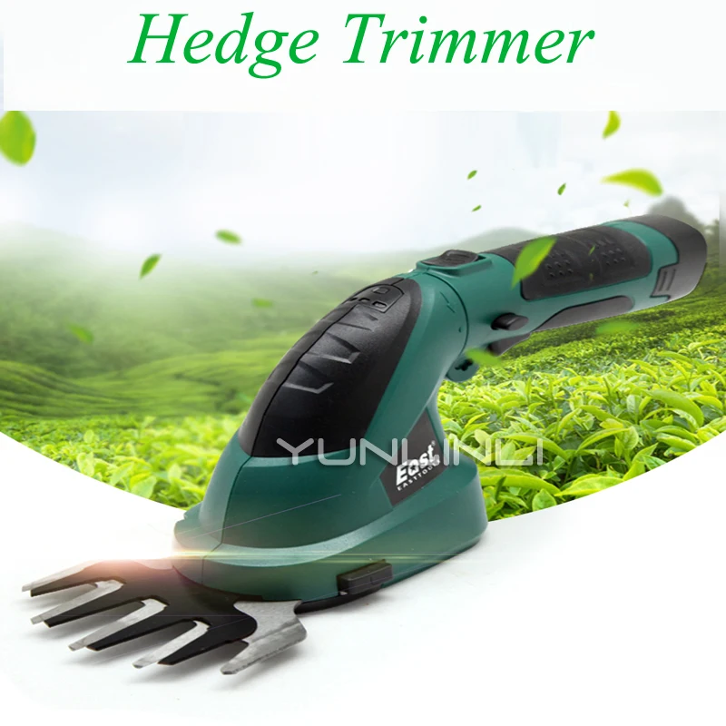 

Small Multi-function Lithium Battery Rechargeable Weeding Shear Electric Household Hedge Trimmer Pruning Mower ET1511c