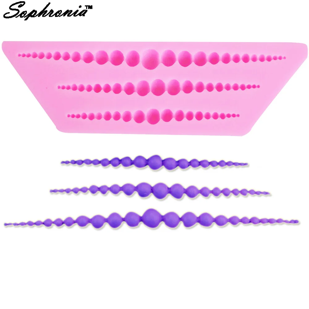 

10PCS/SET High Quality Pearl Shaped Silicone Mold Chocolate Mold Cake Decoration Silicone Cupcake Baking M152