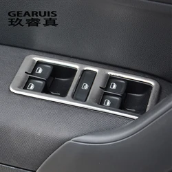 Car Styling For Volkswagen vw POLO Window Lifter Control Frame Window Switch Decor Armrest Panel Trim Auto Interior Accessories