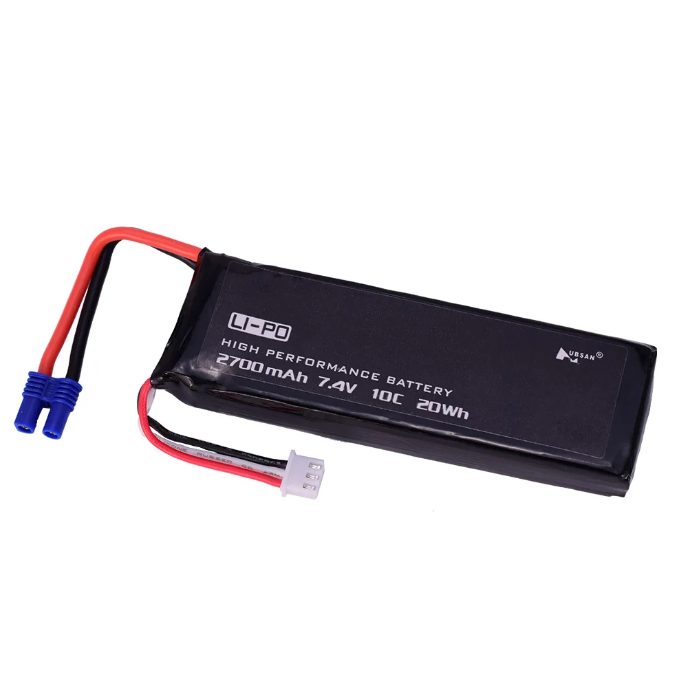 Hubsan RC Drone Lipo Battery 7.4V 2700mAh 10C H501S-14 for H501S H501C H501S Pro RC Quadcopter Spare Parts