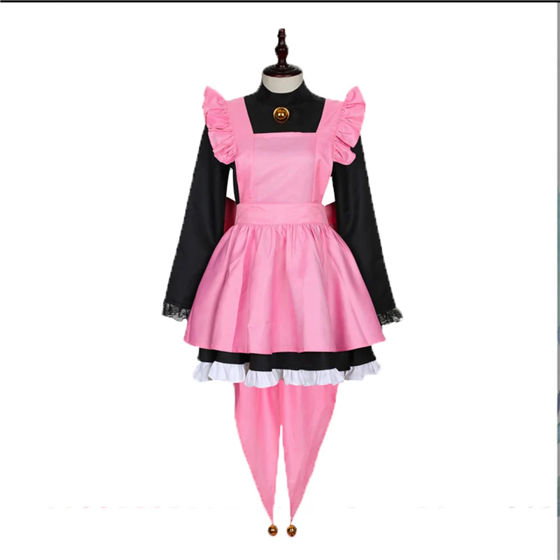 CARD CAPTOR SAKURA Black Cat Maid Servant Dress Outfit CardCaptor Cosplay Costume customized