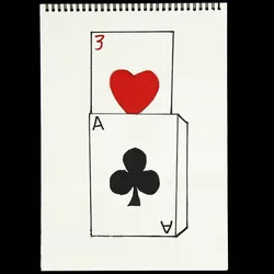 Cardiographic Exclusive Rise Card Prediction( 390*260MM ) Magic Tricks Stage Gimmick Props Magie Comedy Mentalism