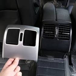 ABS Rear Air Conditioning Vent Decorative Frame Air Outlet Trim Stickers For Mercedes Benz C Class W204 2009-2014 Car Accessory