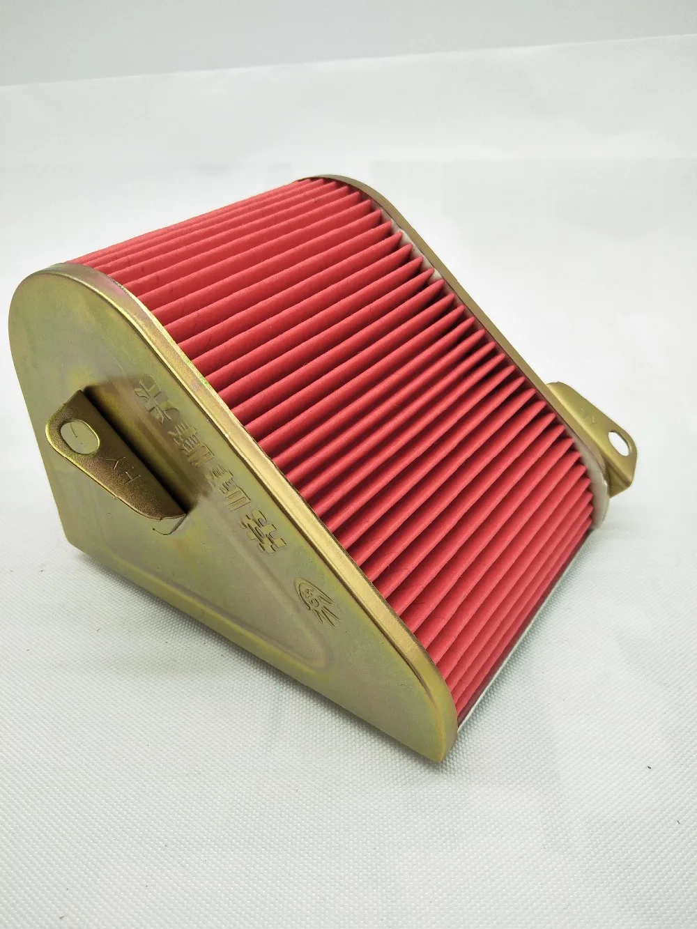 A234 Motorcycle Air Filter For Scooter Go Kart Triangle Style GY6 125cc 150cc Triangle Motorcycle Air Filter Cartridge Cleaner