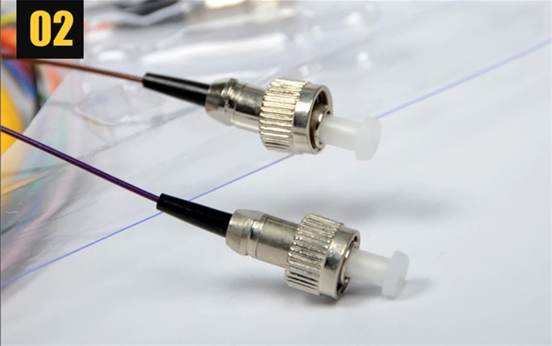 12 портов FC набор волоконных свиных хвостов 1,5 м SM Оптическое волокно G652D кабель A класс наконечника ftth FC UPC коннектор Заводская поставка ELINK