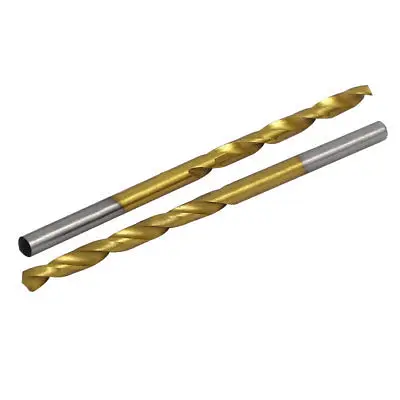 2.9 มิลลิเมตร Dia 61 มิลลิเมตรความยาวไทเทเนียม Straight Shank Twist เจาะบิต 10 ชิ้น